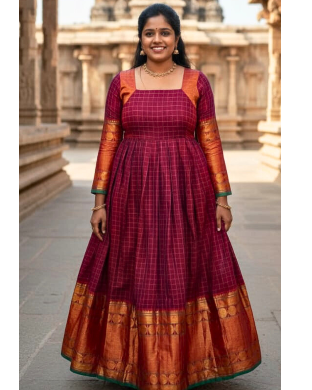 Sindhoor Mangalhiri checks anarkali 🎇