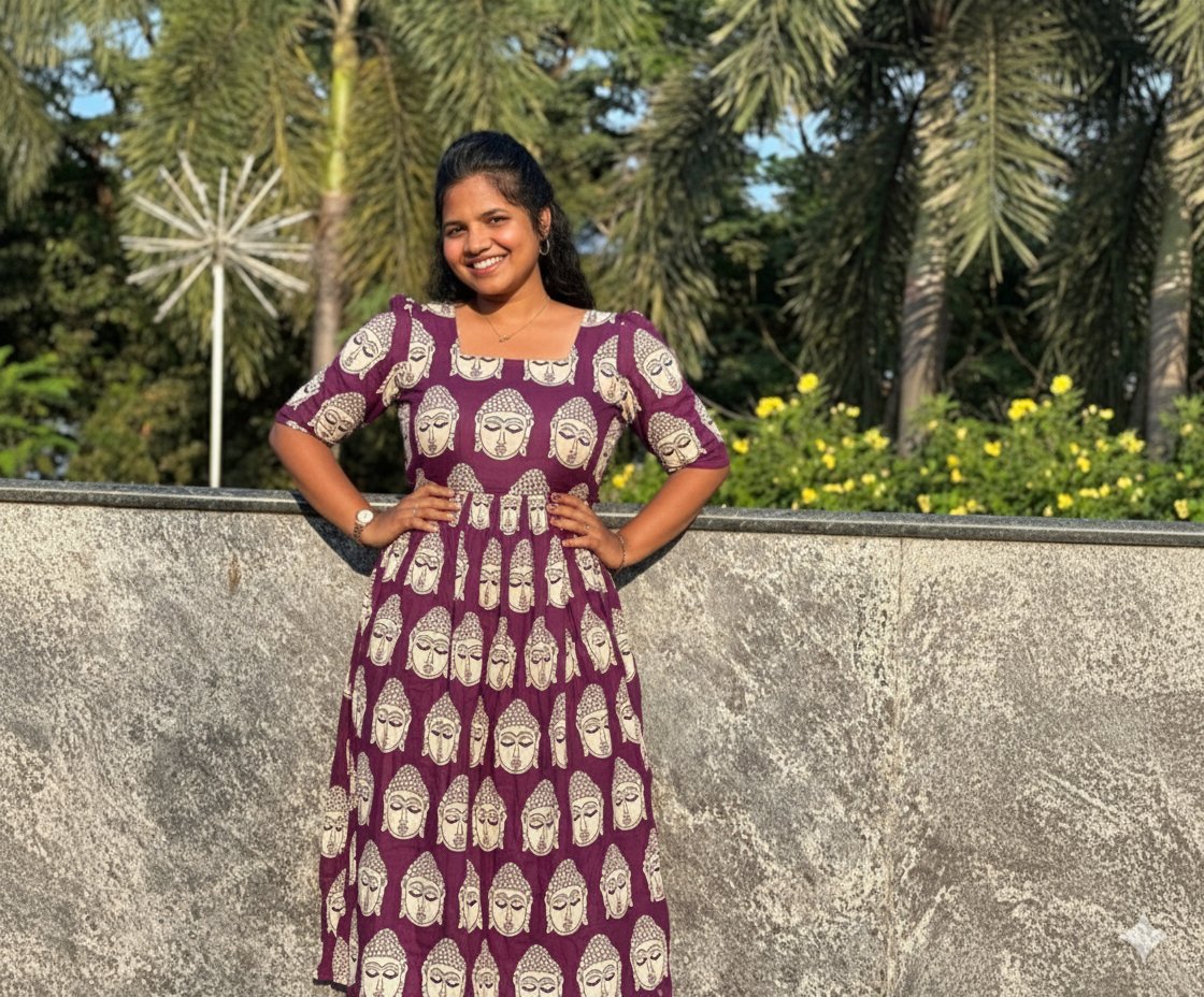 Trending buddha face dress