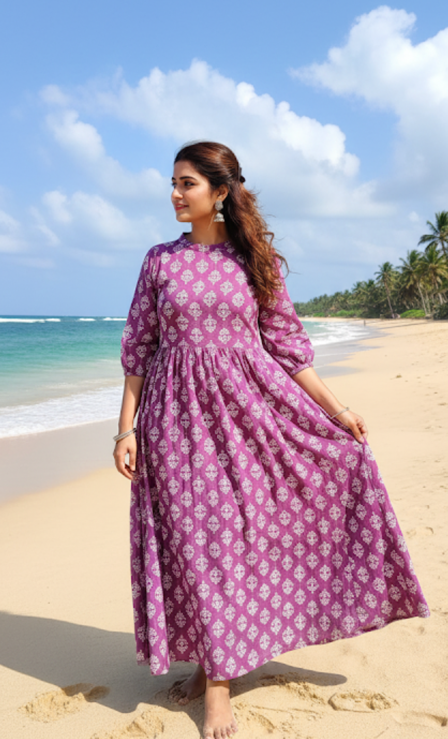 Pretty purple full length maxi🩷