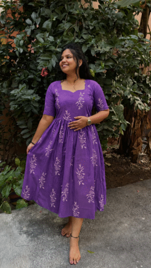 Viral Violet Twirl Dress