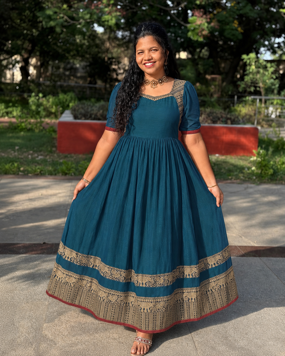 Nilam Narayanpet cotton maxi