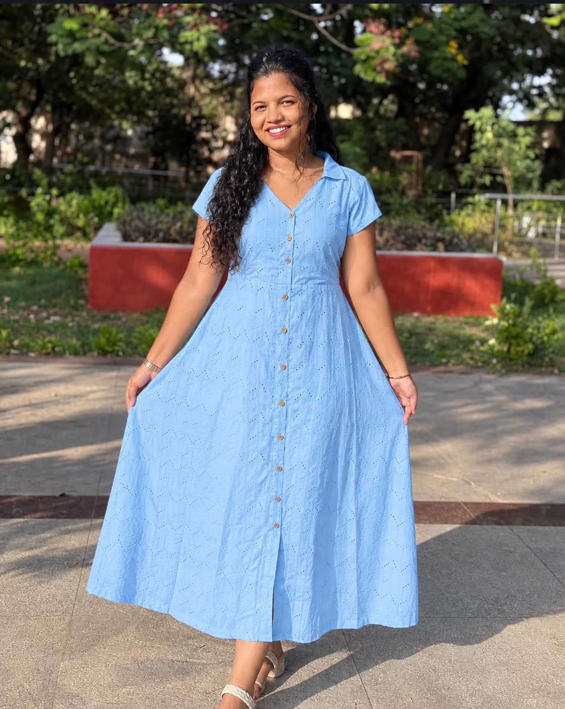 Dream hakoba blue dress